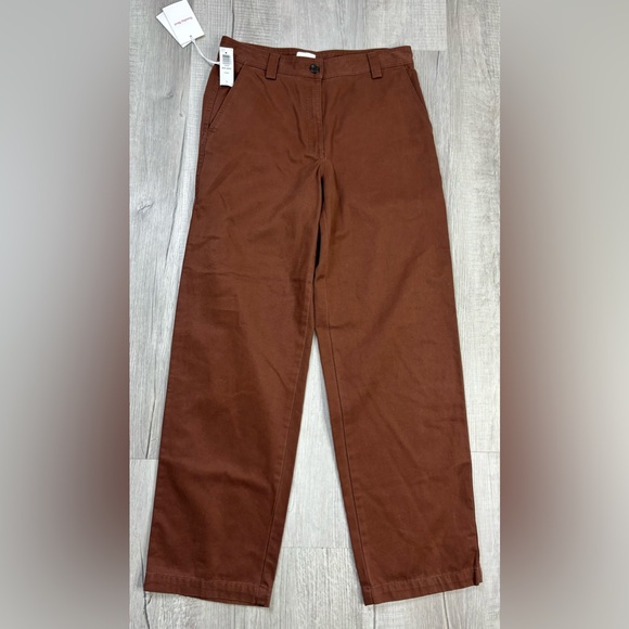 Sunday Best Pants - NWT Sunday Best Brown Trouser Pants Straight Leg Size 10